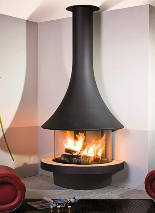Art Coifas Lareiras a lenha em aço carbono