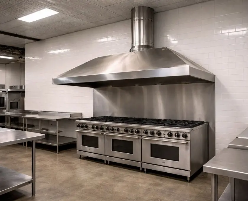 Sistema de exaustão industrial fabricado e instalado pela Art Coifas